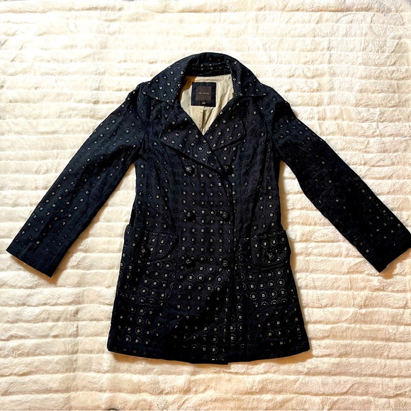 The Limited Double Breasted Long line Jacket, Size: Small - Picture 2 of 15